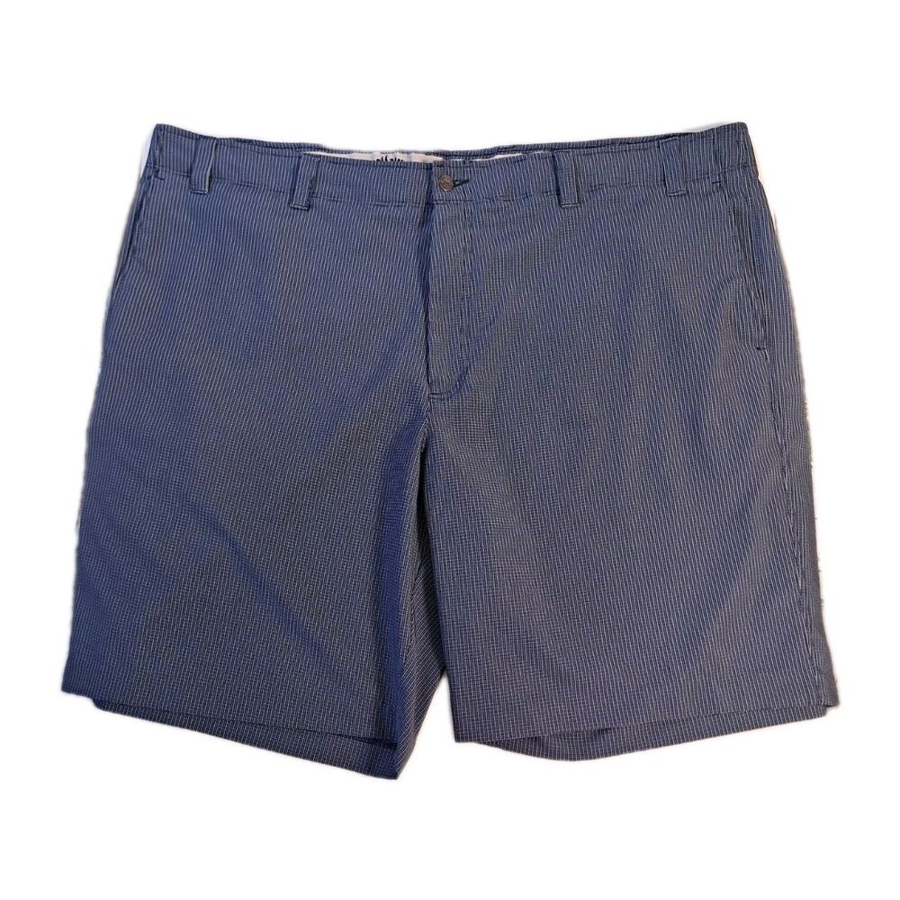 Callaway Men's Golf Shorts Size 44 Blue Checked Flat Front